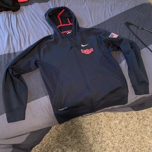 Team USA Nike Therma-Fit Zip Up Hoodie